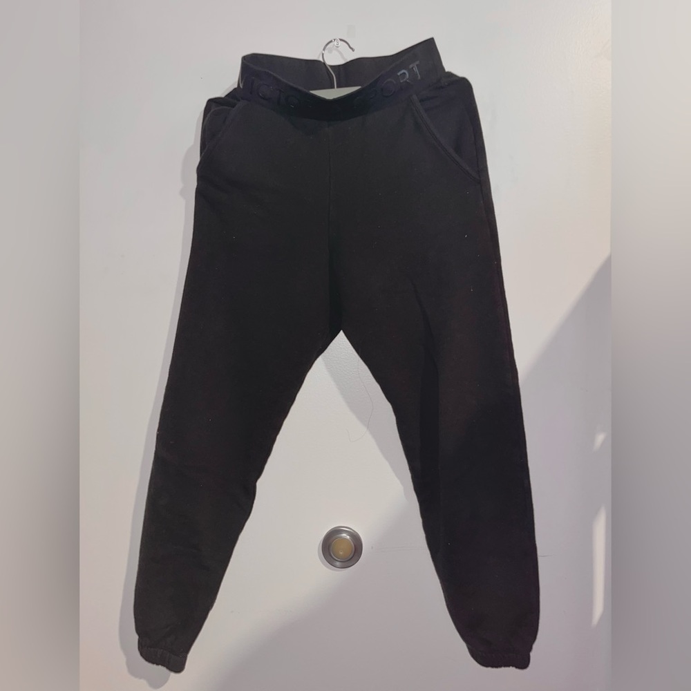 VICTORIA SECRET BLACK SPORTS JOGGERS